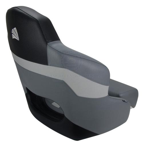 Relaxn "Reef" Series Boat Seat - Grey/Black Carbon