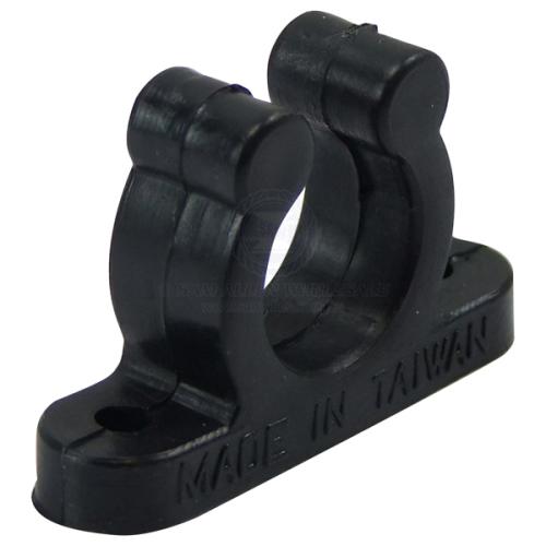 Tube holder nylon suit 25mm OD black - 35919