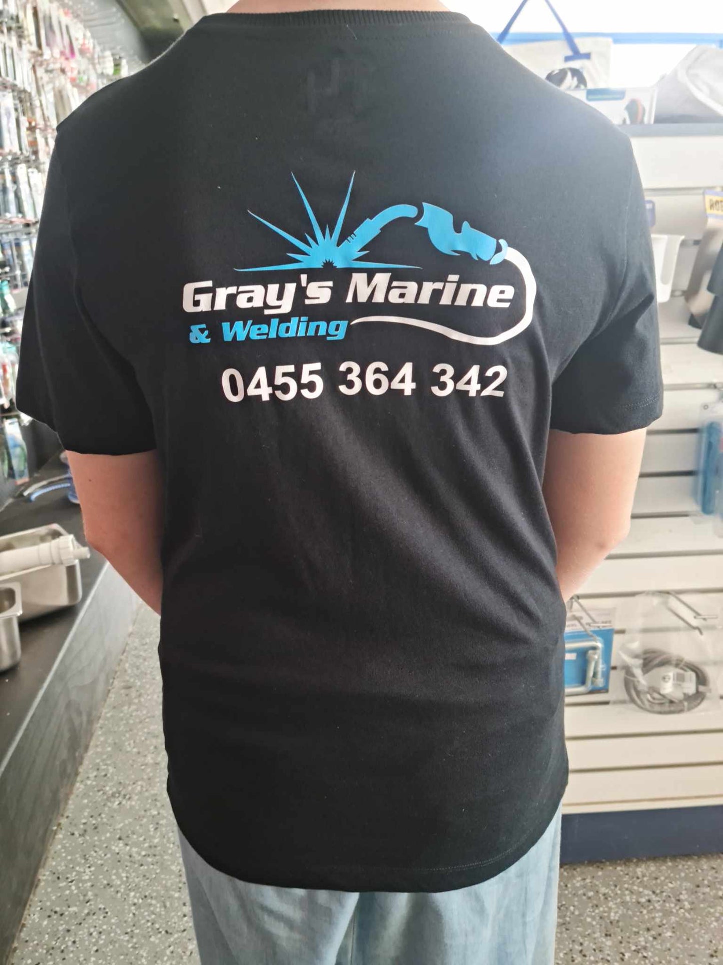 Gray's Marine Black T-Shirt