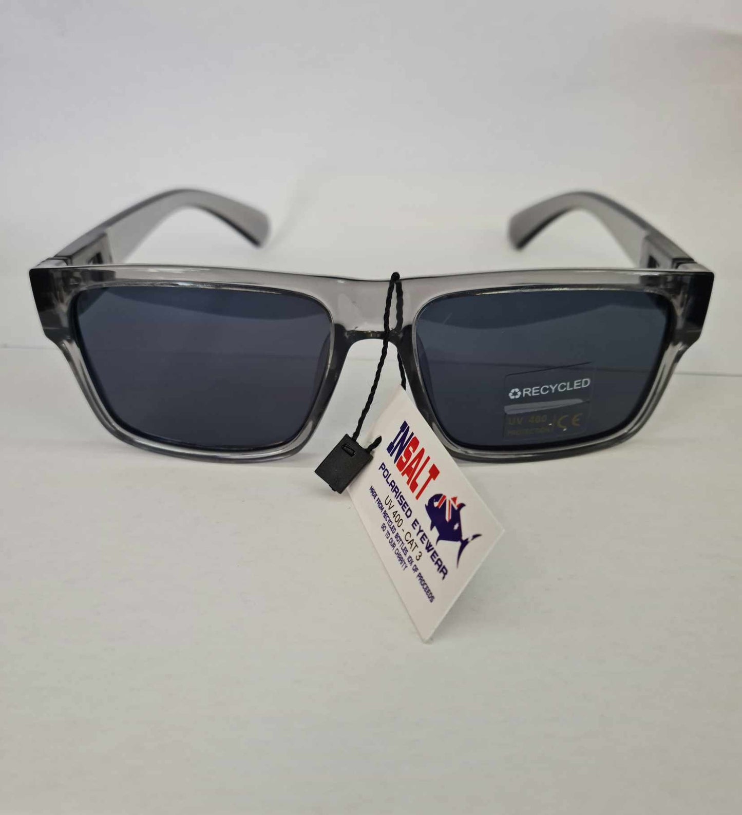 INSALT EZIVIEW Transparent Grey Polarized Sunglasses