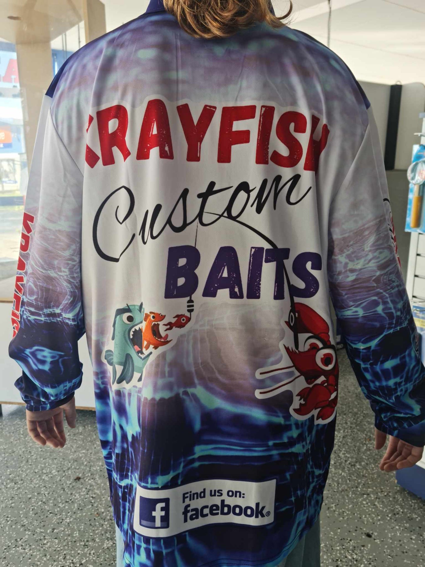 Krayfish Custom Baits Fishing Shirt